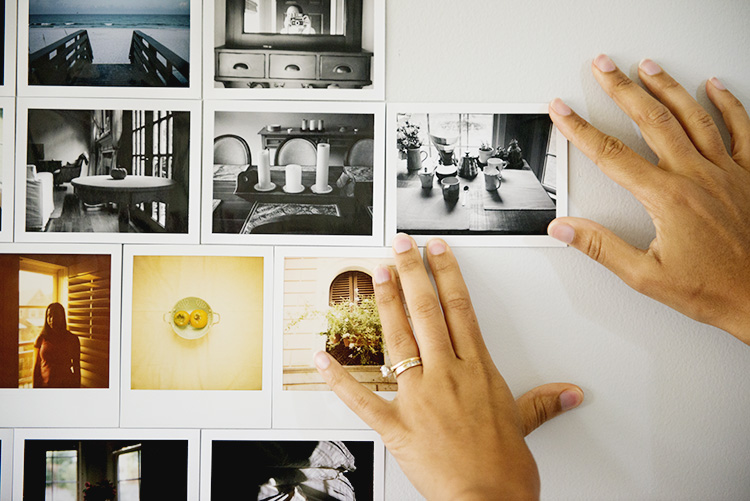 How to Make a Polaroid Wall - Azzari Jarrett